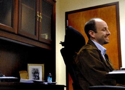
David LaSarte-Meeks, new CEO for the Coeur d'Alene Casino, during a recent interview in his office.
 (Kathy Plonka The Spokesman-Revew / The Spokesman-Review)