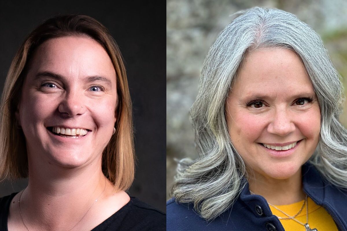 Jessica Anundson, left, and Hilary Kozel 