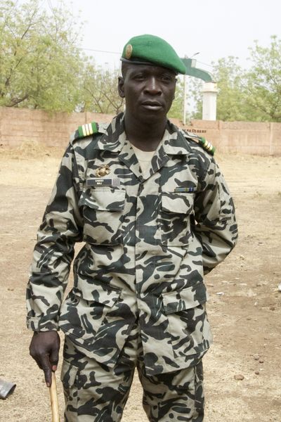Coup leader Capt. Amadou Haya Sanogo poses in Bamako, Mali, on Thursday. (Associated Press)