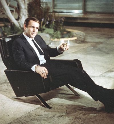 In this file photo dated July 29, 1966, actor Sean Connery is shown during filming the James Bond movie 