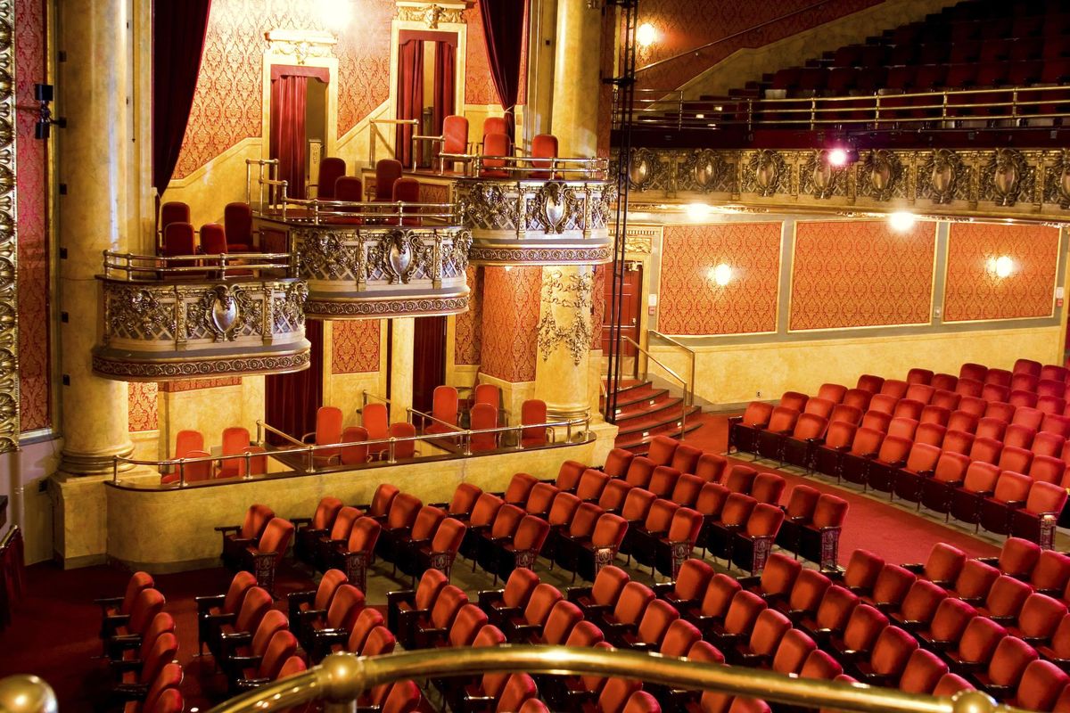 This undated image shows the interior of the historic Elgin Theatre in Toronto, Canada, where scenes from the movie “The Shape of Water” were filmed. The theater is one of a number of real places featured in this year