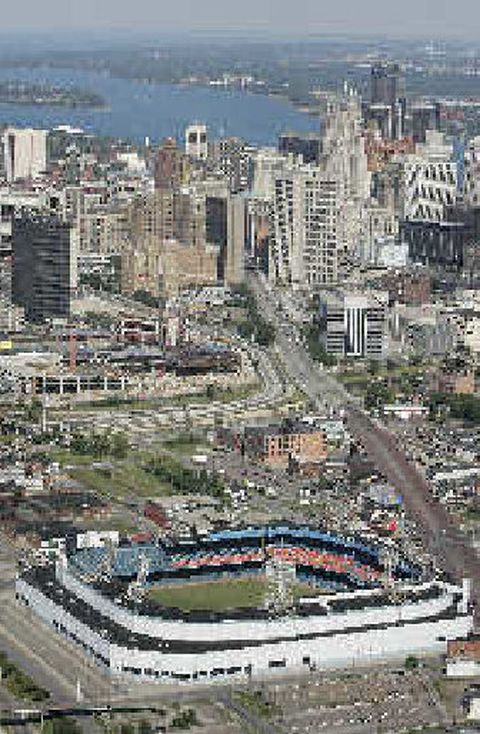 Tiger Stadium demolition resumes after ruling