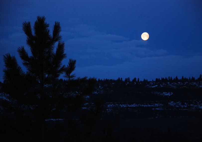 Morning Moon taken by Tony Wadden for Becky Nappi blog