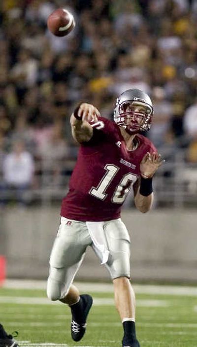 Alex Brink aims for more accuracy. Associated Press
(Associated Press / The Spokesman-Review)