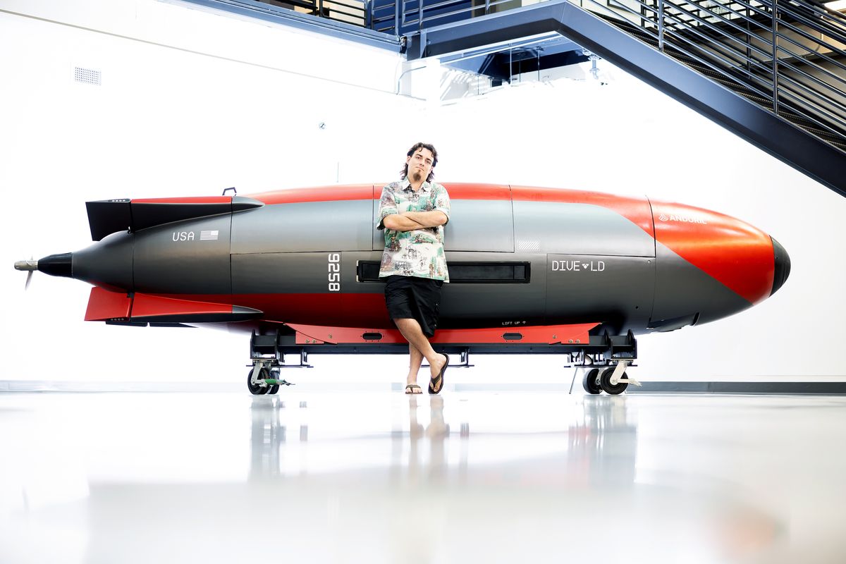 Palmer Luckey at Anduril Industries in Costa Mesa, California, on Sept. 20, 2023.   (Christina House/Los Angeles Times/TNS)