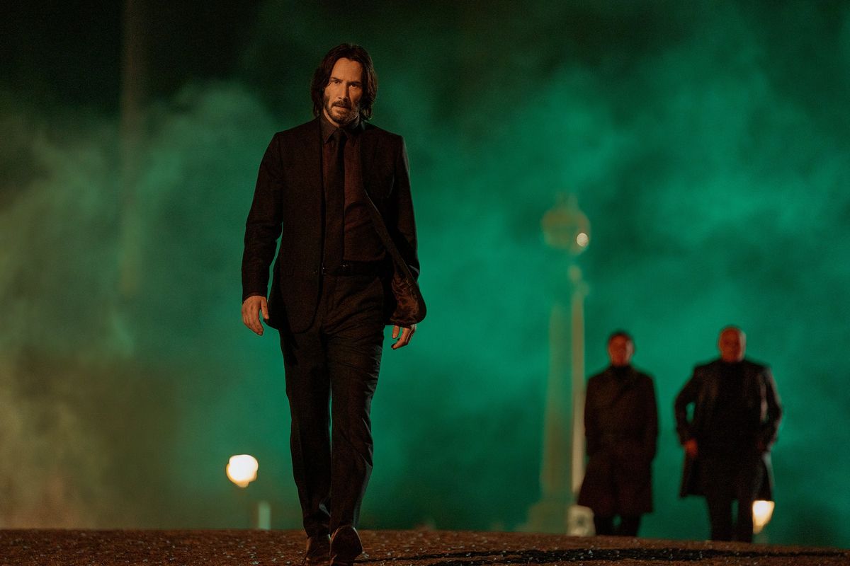 Keanu Reeves stars in "John Wick: Chapter 4," directed by Chad Stahelski.  (Lionsgate)