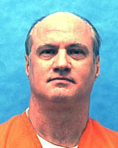 This undated photo provided by the Florida Department of Law Enforcement, shows Michael Lambrix in custody. Lambrix is scheduled for execution Thursday, Oct. 5, 2017, for the 1983 killings of Clarence Moore and Aleisha Bryants near LaBelle, Fla. (Florida Department of Law Enforcement / Associated Press)