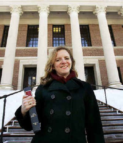 
Lauren Willig, 27, a second-year Harvard Law School student,  enrolled in Harvard's graduate history program to write a historically accurate romance novel. 
 (Associated Press / The Spokesman-Review)