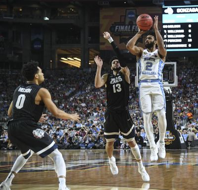 Guard Joel Berry, who was instrumental in North Carolina’s win over Gonzaga in last season’s NCAA final, returns for North Carolina. (Dan Pelle / The Spokesman-Review)