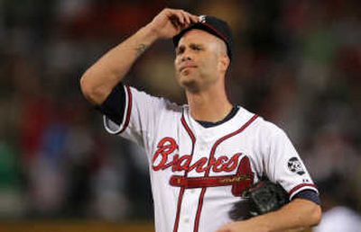 
Braves pitcher Tim Hudson is the veteran in Atlanta's rotation. Associated Press
 (Associated Press / The Spokesman-Review)