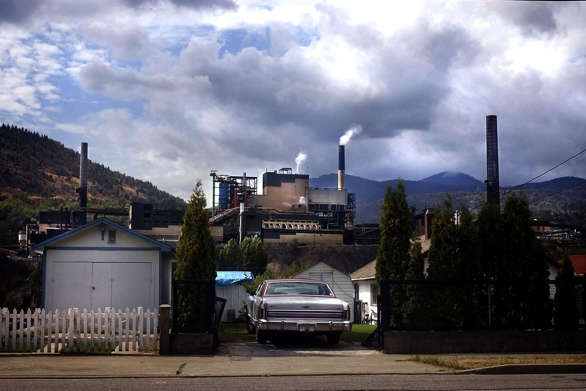 Teck Resources Ltd.’s smelter in Trail, B.C., shown in this 2003 photo, is one of the world’s largest lead and zinc smelting and refining complexes. (Liz Kishimoto / The Spokesman-Review)