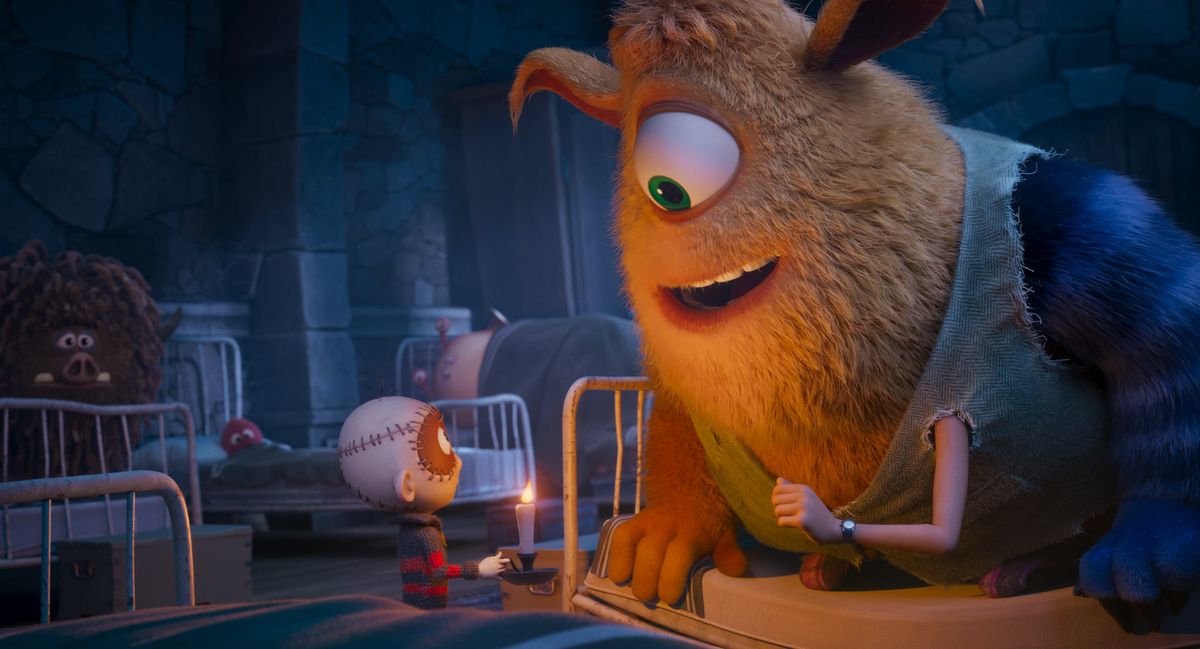 A scene from the animated film “Stitch Head.”   (Briarcliff Entertainment)