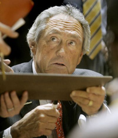 
San Francisco's 60-59 win over Portland on Saturday was the 799th in the career of Hall of Famer Eddie Sutton, the Dons' interim coach.
 (Associated Press / The Spokesman-Review)