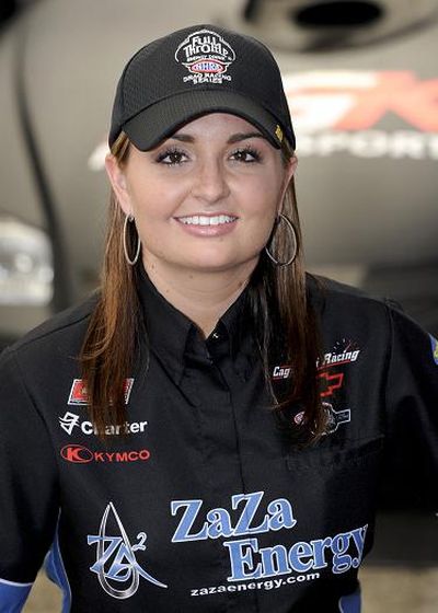 Erica Enders made NHRA history on July1 as she became the first female to win a national event in the NHRA Full Throttle Drag Racing Series Pro Stock division. (Photo courtesy of NHRA) (National Dragster)