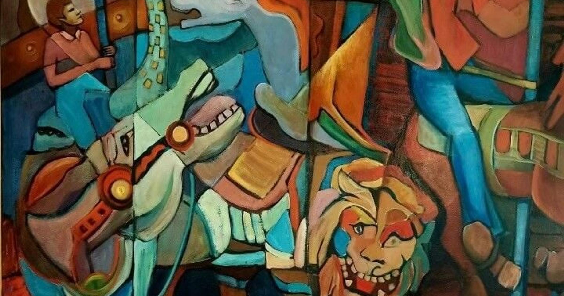 Whimsical painting offers glimpse into Riverfront Park's Looff