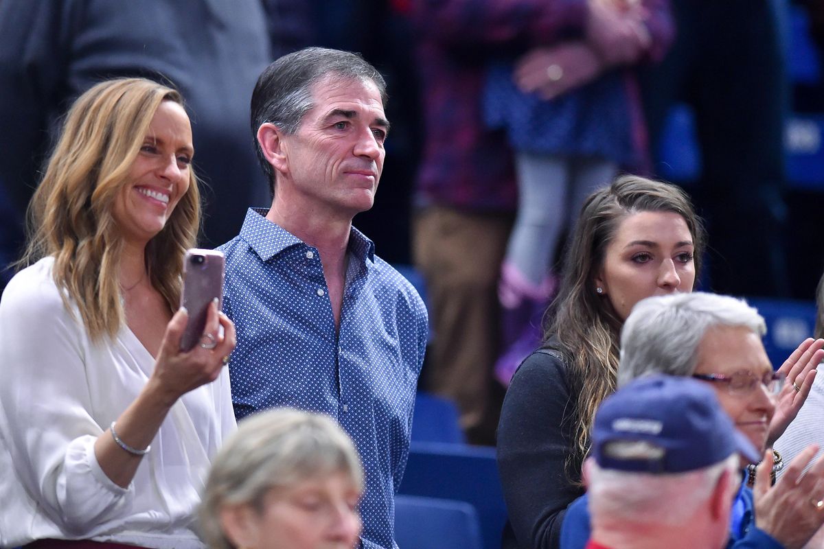 John Stockton Gonzaga University’s McCarthey Athletic Center in March. On Friday, a judge ordered him and others to pay nearly $500,000 in attorneys fees related to a botched attempt to block development near his property on Priest Lake. (Tyler Tjomsland / The Spokesman-Review)