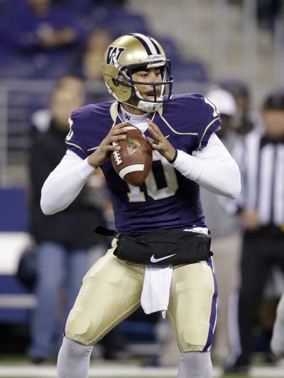 Washington quarterback Cyler Miles, suspended for the first game, will get his first start on Saturday against Eastern. (Associated Press)
