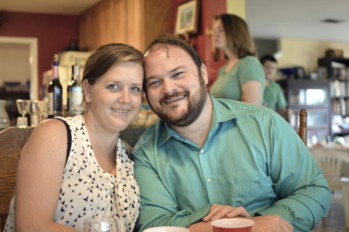 This April 16, 2017, photo provided by Torie McCallum shows Sutherland Springs First Baptist Church shooting victims John and Crystal Holcombe in Floresville, Texas. John survived the shooting but his wife Crystal, who was pregnant, was killed along with three of their children Sunday, Nov. 5, at the church. (Torie McCallum / Associated Press)