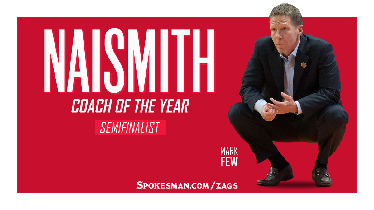 Gonzaga’s Mark Few Named Semifinalist For Naismith Coach Of The Year ...