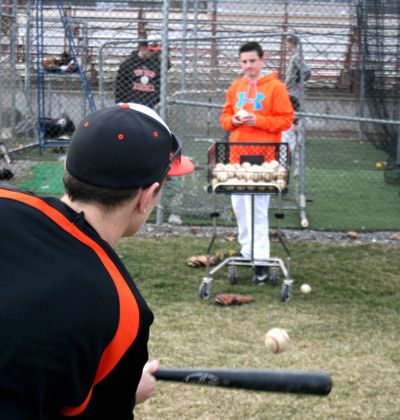 Baseball practice started Monday at West Valley High School.