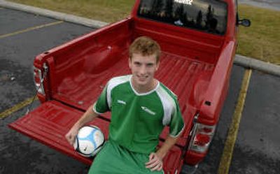 
Sam Frank is a senior soccer player from Post Falls High School. 
 (Kathy Plonka / The Spokesman-Review)