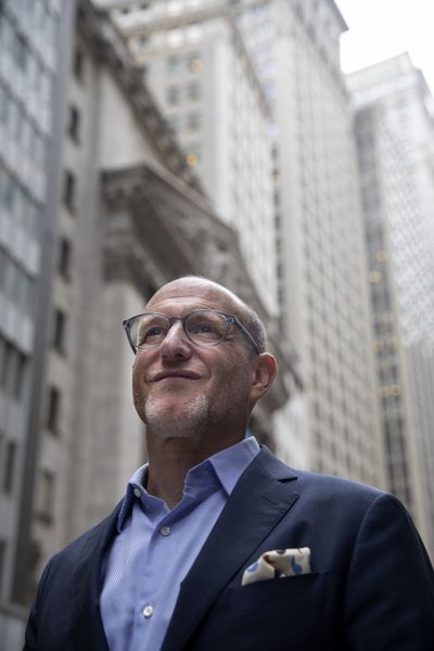 Andrew Kassoy, cofounder of B Lab, a nonprofit network whose lofty mission is “transforming the global economy to benefit all people, communities and the planet,” In New York, Oct. 7, 2019. Kassoy, who left a career in private equity to help start an international movement to reconsider capitalism as a force for social good and not merely for profit, died on June 22, 2025, after two and a half years of treatment for metastatic prostate cancer, at his home in Brooklyn. He was 55.  (CALLA KESSLER/New York Times)