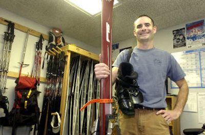 
Paul Chivvis directs the Outdoor Pursuits program at North Idaho College, where students and townies alike may rent outdoor gear like kayaks, snowshoes and telemark skis. 
 (Jesse Tinsley / The Spokesman-Review)
