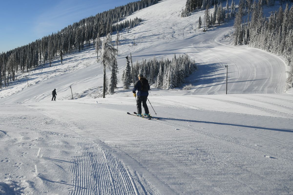 Skiers begin their first runs at Mt. Spokane Ski and Snowboard Park on opening day in 2023.   (Michael Wright/The Spokesman-Review)