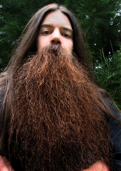 Burke Kenny, 26, recently took top honors in the 2011 World Beard and Mustache Championships. (Associated Press)