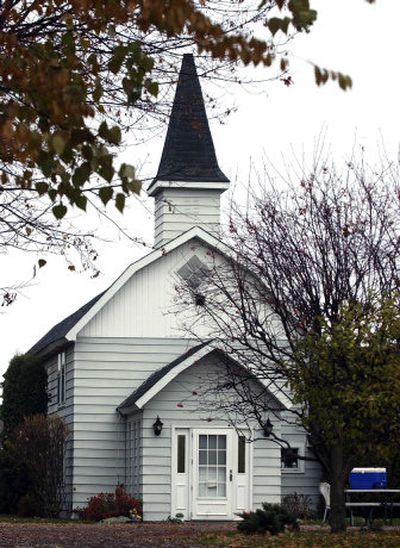 
Lee and Diane Smith's Spokane Valley home on Valleyway once was Good Shepherd Lutheran Church. 
 (Liz Kishimoto / The Spokesman-Review)