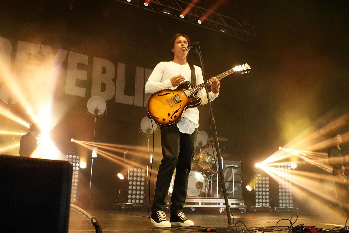 Stephan Jenkins of the band Third Eye Blind performs in concert during the Radio 104.5 7th Birthday Show at the Susquehanna Bank Center on Sunday, May 11, 2014, in Camden, N.J. (Photo by Owen Sweeney/Invision/AP) ORG XMIT: NJOS109 (Owen Sweeney / Owen Sweeney/Invision/AP)