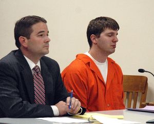 Silas Parks, seen at right in this July 1, 2009, file photo, pleaded guilty Tuesday, March 30, 2010, to voluntary manslaughter and first-degree arson in the death of his pregnant wife. (David Johnson / Lewiston Tribune)
