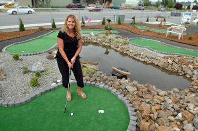 
 Angie McFadden is opening Puttin' Around on Seltice Way. 
 (Jesse Tinsley / The Spokesman-Review)