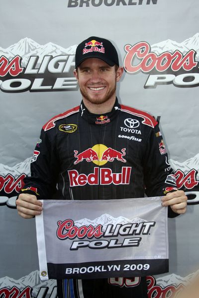 Brian Vickers won his third straight pole in Michigan races. (Associated Press / The Spokesman-Review)