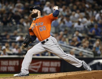 Houston Astros starting pitcher Dallas Keuchel breezed to the A.L. Cy Young Award, easily outpointing runner-up David Price.