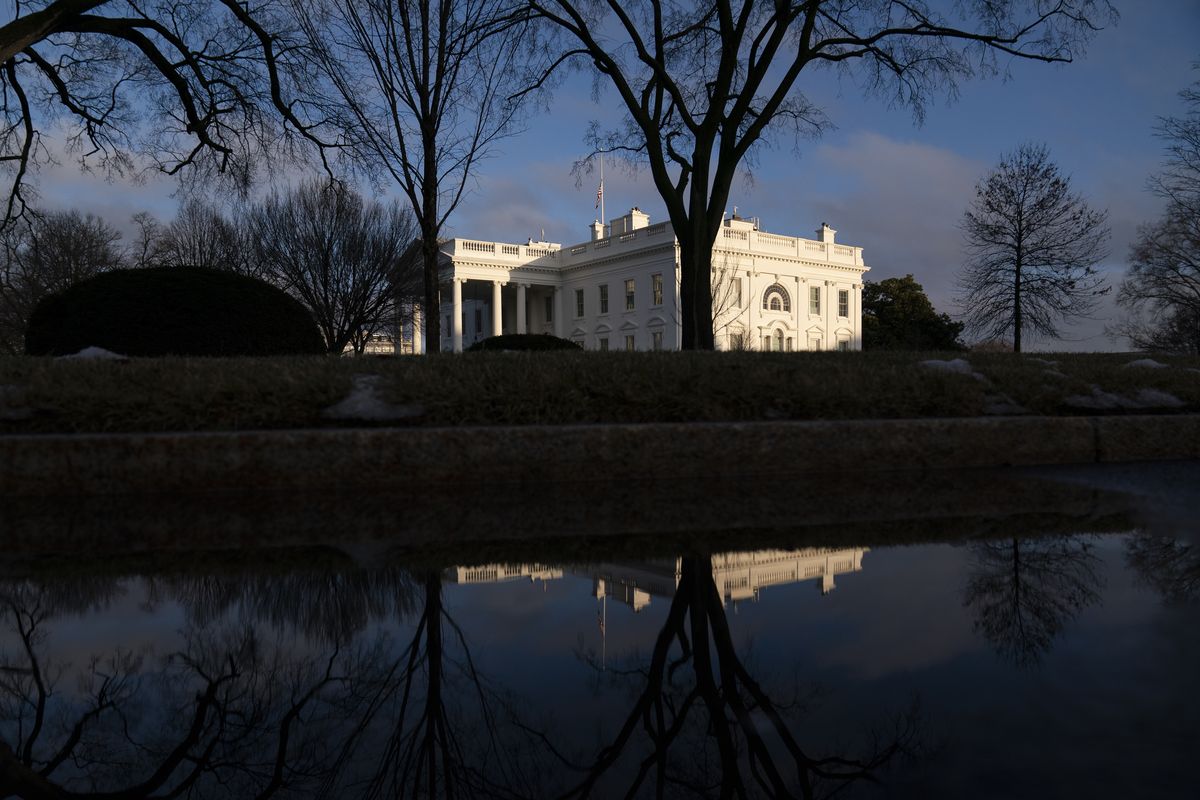 In this Feb. 22, 2021 photo, the White House is seen in Washington.  (Evan Vucci)