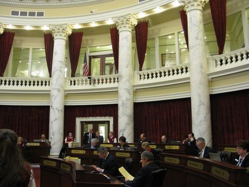 Idaho Senate convenes on Thursday morning. (Betsy Russell)