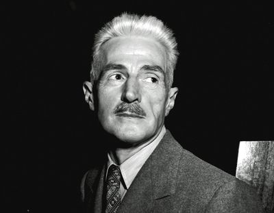 A short story by novelist Dashiell Hammett, pictured in 1947, is being published for the first time in more than 90 years. “The Glass That Laughed” first ran in the November 1925 issue of True Police Stories, a magazine which lasted just two years. It has been published online in Electric Literature (https://electricliterature.com). Hammet is the author of “The Maltese Falcon” and “The Thin Man.” (File/Associated Press)