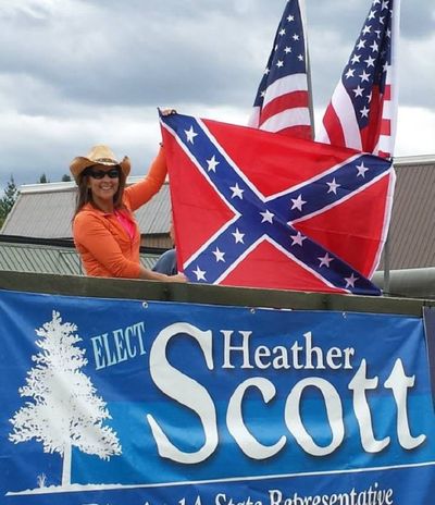 This is the 2015 photo Idaho Rep. Heather Scott posted on Facebook, writing, 