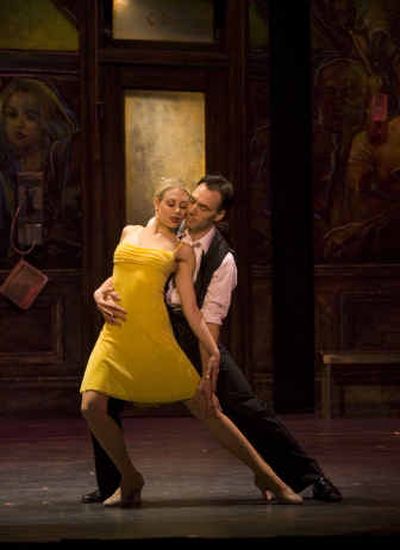 
Allie Meixner stars as the Girl In the Yellow Dress and James Blanshard as Michael Wiley in Best of Broadway's 