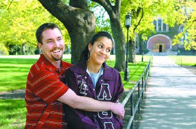 
Chris Christensen and his wife, Lucia Venegas Christensen, are graduating from the University of Idaho in Moscow on Saturday. 
 (Dan Pelle / The Spokesman-Review)