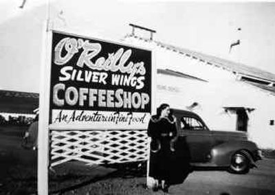 
O'Reilly's Silver Wings Cafe was at Weeks Field, the rural airport that was on the site of the current Kootenai County Fairgrounds in Coeur d'Alene, now the home of the North Idaho Fair. 
 (Photo from Museum of North Idaho / The Spokesman-Review)