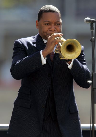 Jazz musician Wynton Marsalis brings his renowned orchestra to INB on Sept. 16.  (Associated Press / The Spokesman-Review)