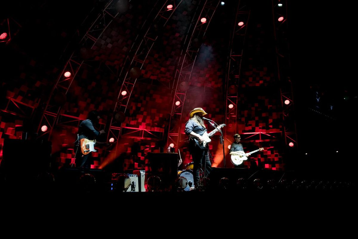 Chris Stapleton performs for a packed house on Thursday, July 19, 2018, at Spokane Arena in Spokane, Wash. 

Tyler Tjomsland/THE SPOKESMAN-REVIEW (Tyler Tjomsland / The Spokesman-Review)