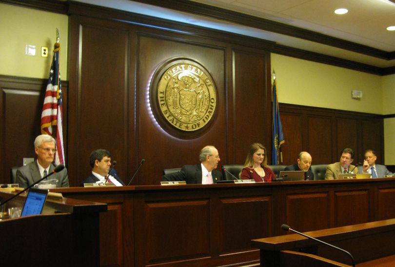 Idaho Senate's Local Government & Taxation Committee meets on Wednesday morning (Betsy Russell)