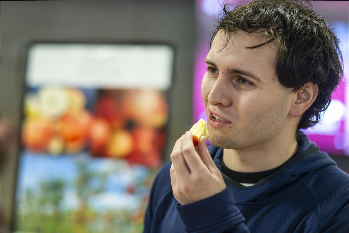 Lucky few get first-taste of new Sunflare apple variety developed