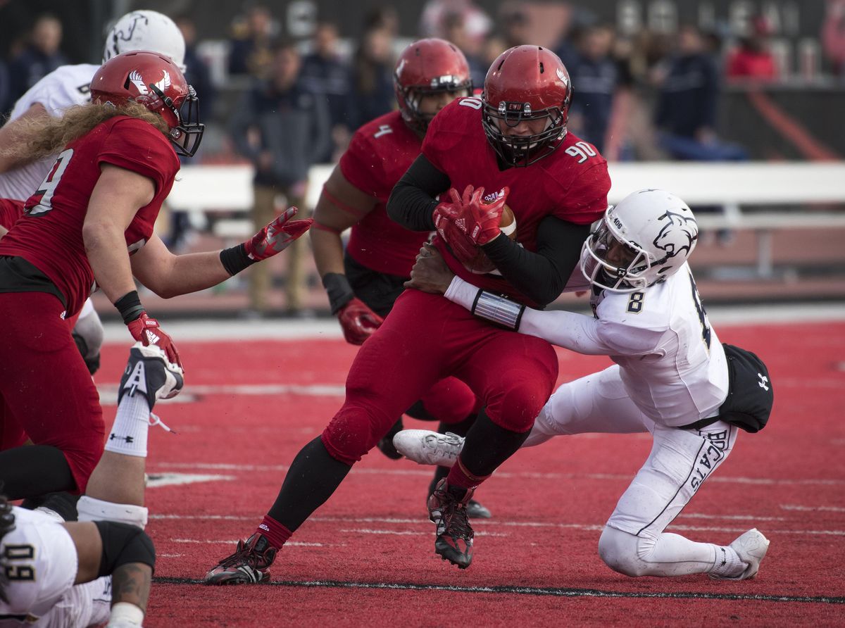 EWU football player accused of crashing truck into Cheney apartment building, then fleeing | The