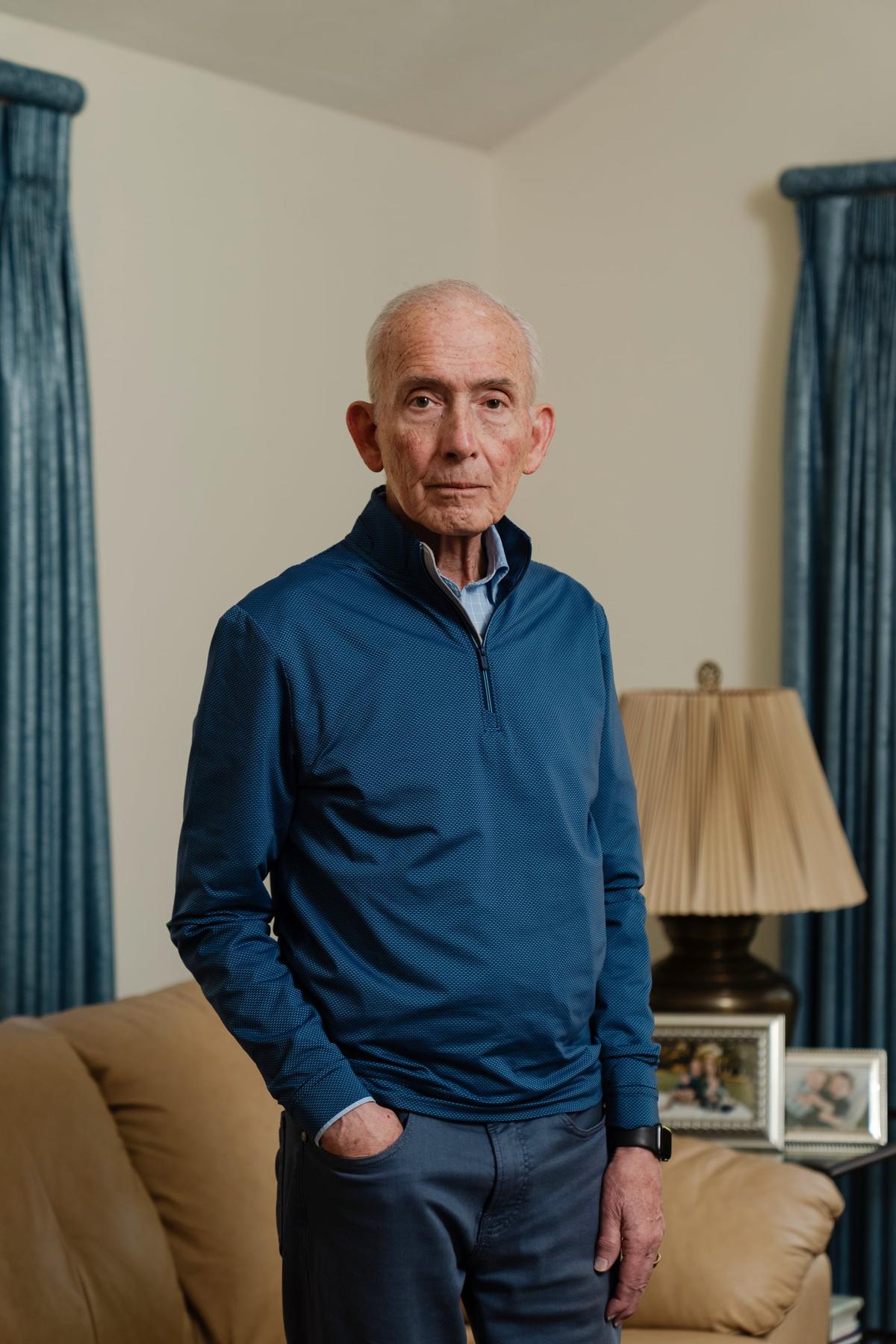 Dr. Ronald Silvestri, a retired pulmonologist who has metastatic pancreatic cancer, at his home in Natick, Mass., April 28, 2026. The Food and Drug Administration said on Friday, May 1, 2026, that it would permit some patients with deadly pancreatic cancer to receive early access to the promising, highly coveted drug daraxonrasib. (Sophie Park/The New York Times)  (SOPHIE PARK)