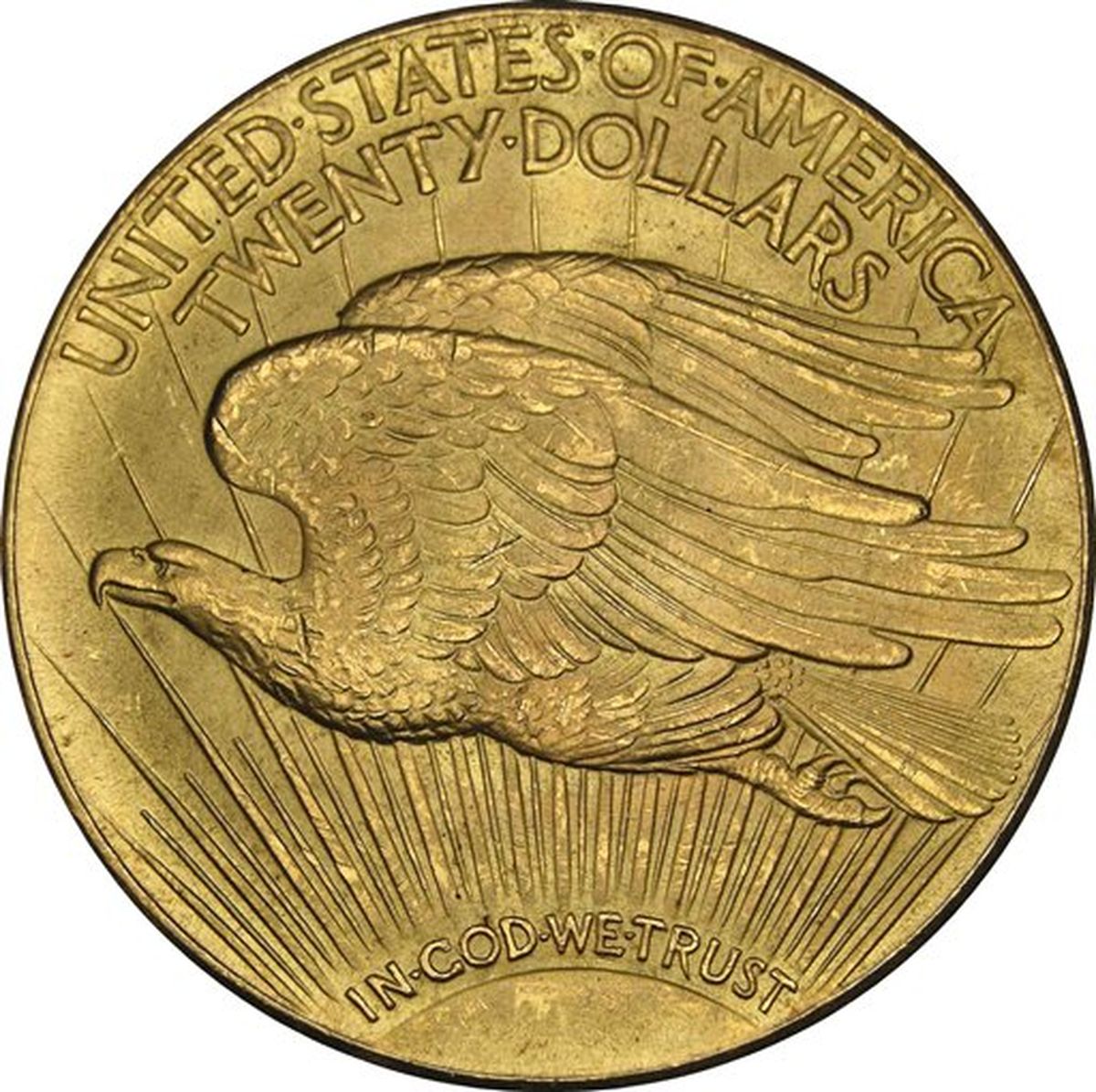 This photo provided by the U.S. Mint shows a 1933 $20 coin.  (Associated Press file)