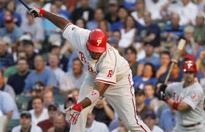 Philadelphia Phillies' Ryan Howard is striking out at record pace with 151 so far. Associated Press
(Associated Press / The Spokesman-Review)